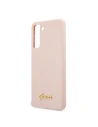 Hurtownia GSM - Etui Guess GUHCS21MLSLMGLP Samsung Galaxy S21+ Plus różowy/pink hardcase Silicone Script Metal Logo - GUE950PNK - {ean13} - Hurt