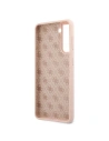 Wholesale Guess GUHCS21MLSLMGLP Samsung Galaxy S21+ Plus pink hardcase Silicone Script Metal Logo - GUE950PNK - {ean13} - Hurt
