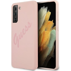 Hurtownia GSM - Etui Guess GUHCS21MLSVSPI Samsung Galaxy S21+ Plus różowy/pink hardcase Script Vintage - GUE953PNK - {ean13} - Hurt