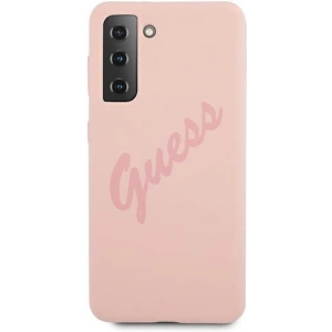 Hurtownia GSM - Etui Guess GUHCS21MLSVSPI Samsung Galaxy S21+ Plus różowy/pink hardcase Script Vintage - GUE953PNK - {ean13} - Hurt