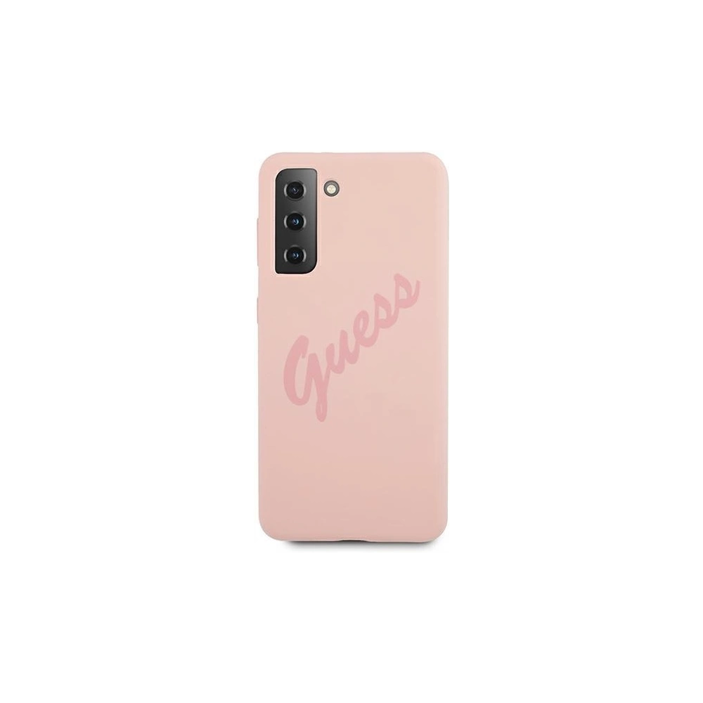 Hurtownia GSM - Etui Guess GUHCS21MLSVSPI Samsung Galaxy S21+ Plus różowy/pink hardcase Script Vintage - GUE953PNK - {ean13} - Hurt