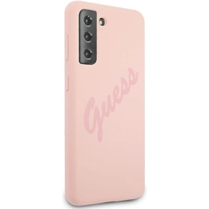Hurtownia GSM - Etui Guess GUHCS21MLSVSPI Samsung Galaxy S21+ Plus różowy/pink hardcase Script Vintage - GUE953PNK - {ean13} - Hurt