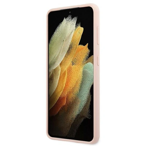 Etui Guess GUHCS21MLSVSPI Samsung Galaxy S21+ Plus różowy/pink hardcase Script Vintage