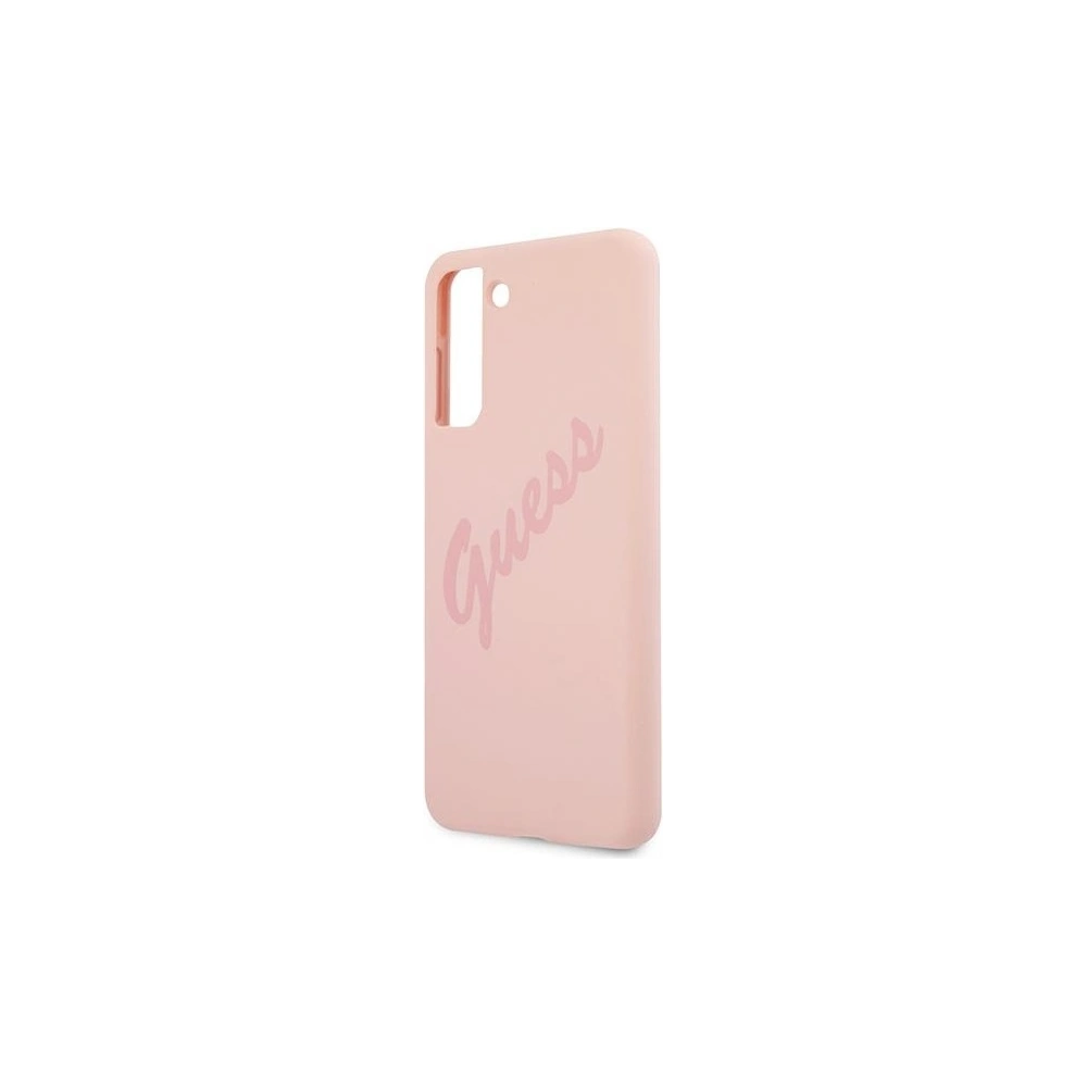 Hurtownia GSM - Etui Guess GUHCS21MLSVSPI Samsung Galaxy S21+ Plus różowy/pink hardcase Script Vintage - GUE953PNK - {ean13} - Hurt