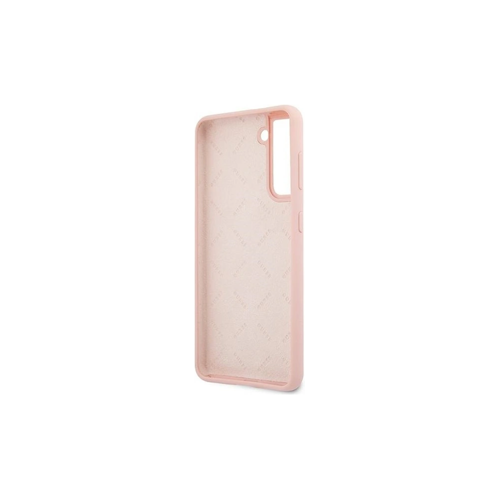 Hurtownia GSM - Etui Guess GUHCS21MLSVSPI Samsung Galaxy S21+ Plus różowy/pink hardcase Script Vintage - GUE953PNK - {ean13} - Hurt