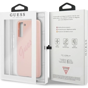 Hurtownia GSM - Etui Guess GUHCS21MLSVSPI Samsung Galaxy S21+ Plus różowy/pink hardcase Script Vintage - GUE953PNK - {ean13} - Hurt