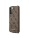 Hurtownia GSM - Etui Guess GUHCS21SG4GFBR Samsung Galaxy S21 brązowy/brown hard case 4G Metal Gold Logo - GUE954BR - {ean13} - Hurt