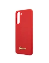 Hurtownia GSM - Etui Guess GUHCS21SLSLMGRE Samsung Galaxy S21 czerwony/red hardcase Silicone Script Metal Logo - GUE956RED - {ean13} - Hurt