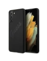 Guess GUHCS21SLSVSBK Samsung Galaxy S21 black hardcase Script Vintage
