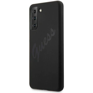 Hurtownia GSM - Etui Guess GUHCS21SLSVSBK Samsung Galaxy S21 czarny/black hardcase Script Vintage - GUE957BLK - {ean13} - Hurt