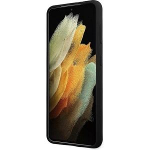 Hurtownia GSM - Etui Guess GUHCS21SLSVSBK Samsung Galaxy S21 czarny/black hardcase Script Vintage - GUE957BLK - {ean13} - Hurt