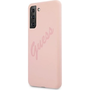 Hurtownia GSM - Etui Guess GUHCS21SLSVSPI Samsung Galaxy S21 różowy/pink hardcase Script Vintage - GUE958PNK - {ean13} - Hurt