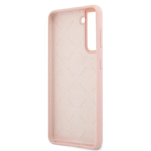 Etui Guess GUHCS21SLSVSPI Samsung Galaxy S21 różowy/pink hardcase Script Vintage