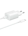 Ładowarka sieciowa Samsung EP-TA800XW PD 25W C + kabel USB-C 1m biały/white