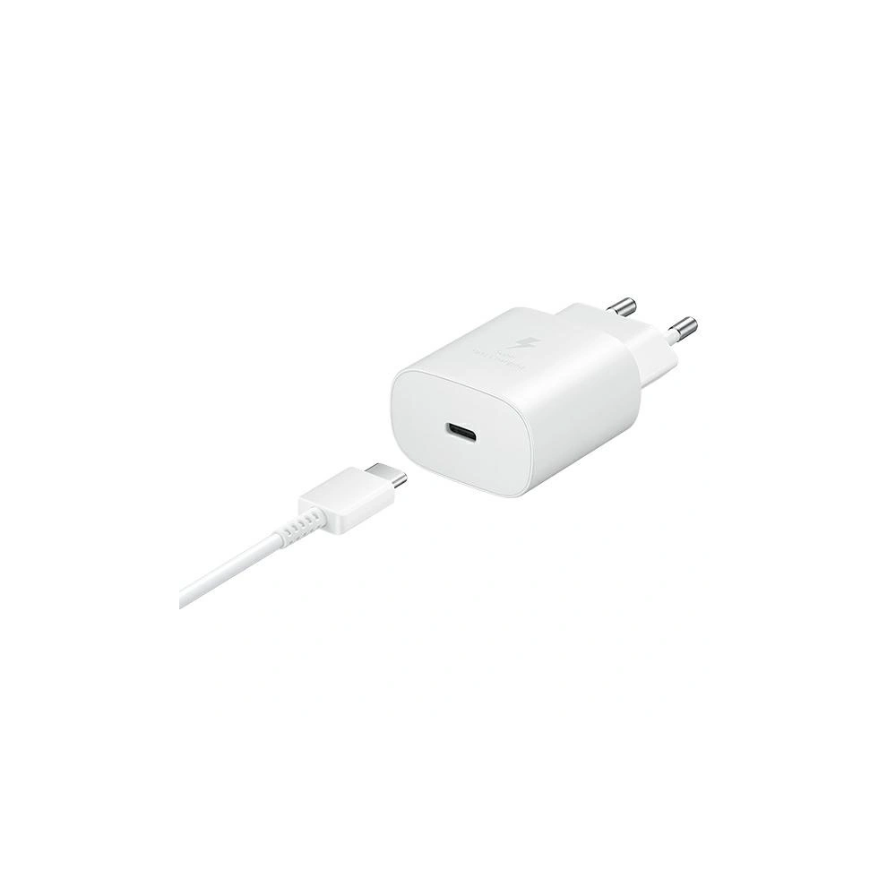 Hurtownia GSM - Ładowarka sieciowa Samsung EP-TA800XW PD 25W C + kabel USB-C 1m biały/white - SMG382WHT - {ean13} - Hurt