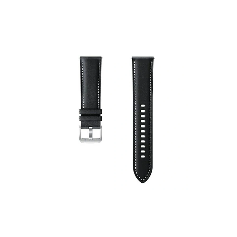 Hurtownia GSM - Pasek Samsung Galaxy Watch 22mm ET-SLR84LBEGEU Stitch Leather czarny/black - SMG383BLK - {ean13} - Hurt