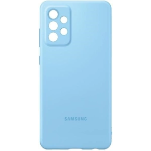 Wholesale Samsung Galaxy A72 5G EF-PA725T blue Silicone Cover - SMG387BLU - {ean13} - Hurt