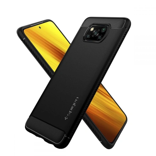 Etui Spigen Rugged Armor Pocophone X3/Pro/NFC Matte Black