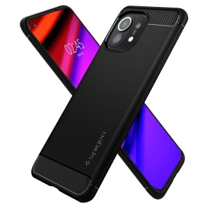 Hurtownia GSM - Etui Spigen Rugged Armor Xiaomi Mi 11 Matte Black - SPN1492BLK - {ean13} - Hurt
