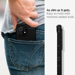 Hurtownia GSM - Etui Spigen Rugged Armor Xiaomi Mi 11 Matte Black - SPN1492BLK - {ean13} - Hurt