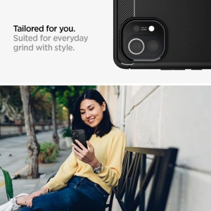 Hurtownia GSM - Etui Spigen Rugged Armor Xiaomi Mi 11 Matte Black - SPN1492BLK - {ean13} - Hurt