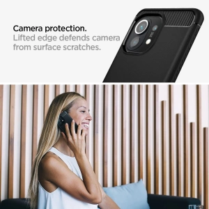 Hurtownia GSM - Etui Spigen Rugged Armor Xiaomi Mi 11 Matte Black - SPN1492BLK - {ean13} - Hurt