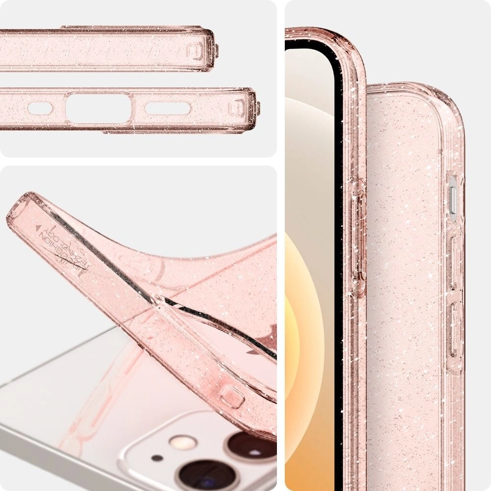 Hurtownia GSM - Etui Spigen Liquid Crystal Apple iPhone 12 mini Glitter Rose - SPN1494ROS - {ean13} - Hurt