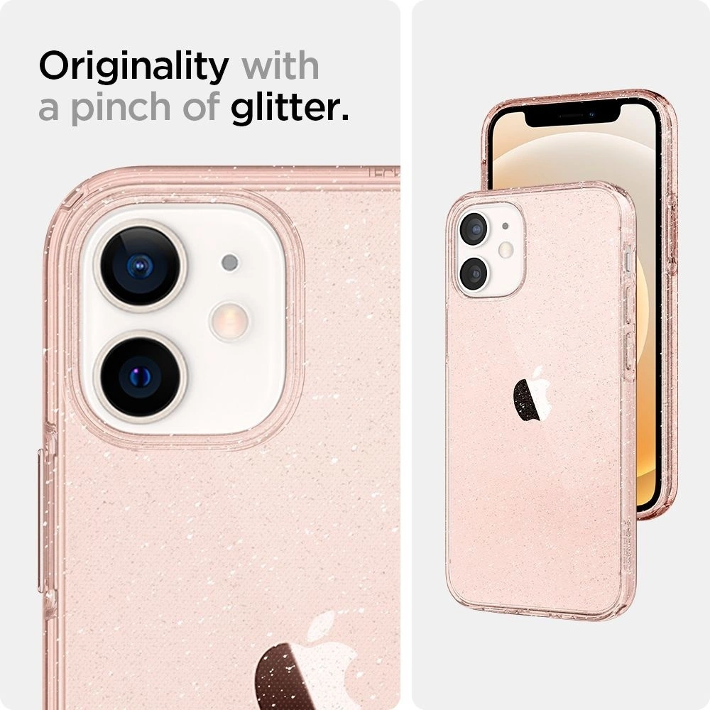 Hurtownia GSM - Etui Spigen Liquid Crystal Apple iPhone 12 mini Glitter Rose - SPN1494ROS - {ean13} - Hurt
