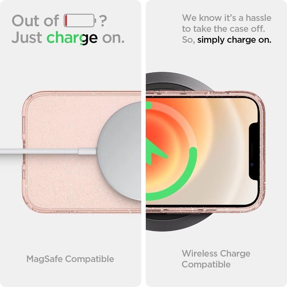 Hurtownia GSM - Etui Spigen Liquid Crystal Apple iPhone 12 mini Glitter Rose - SPN1494ROS - {ean13} - Hurt