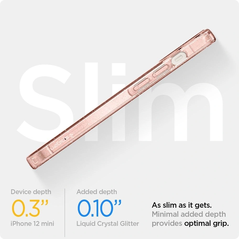 Wholesale Spigen Liquid Crystal Apple iPhone 12 mini Glitter Rose - SPN1494ROS - {ean13} - Hurt