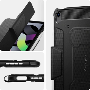 Hurtownia GSM - Etui Spigen Rugged Armor Pro Apple iPad Air 10.9 2020/2022 (4. i 5. generacji) / iPad Air 11 2024 (6. generacji) Black - SPN1495BLK - {ean13} - Hurt