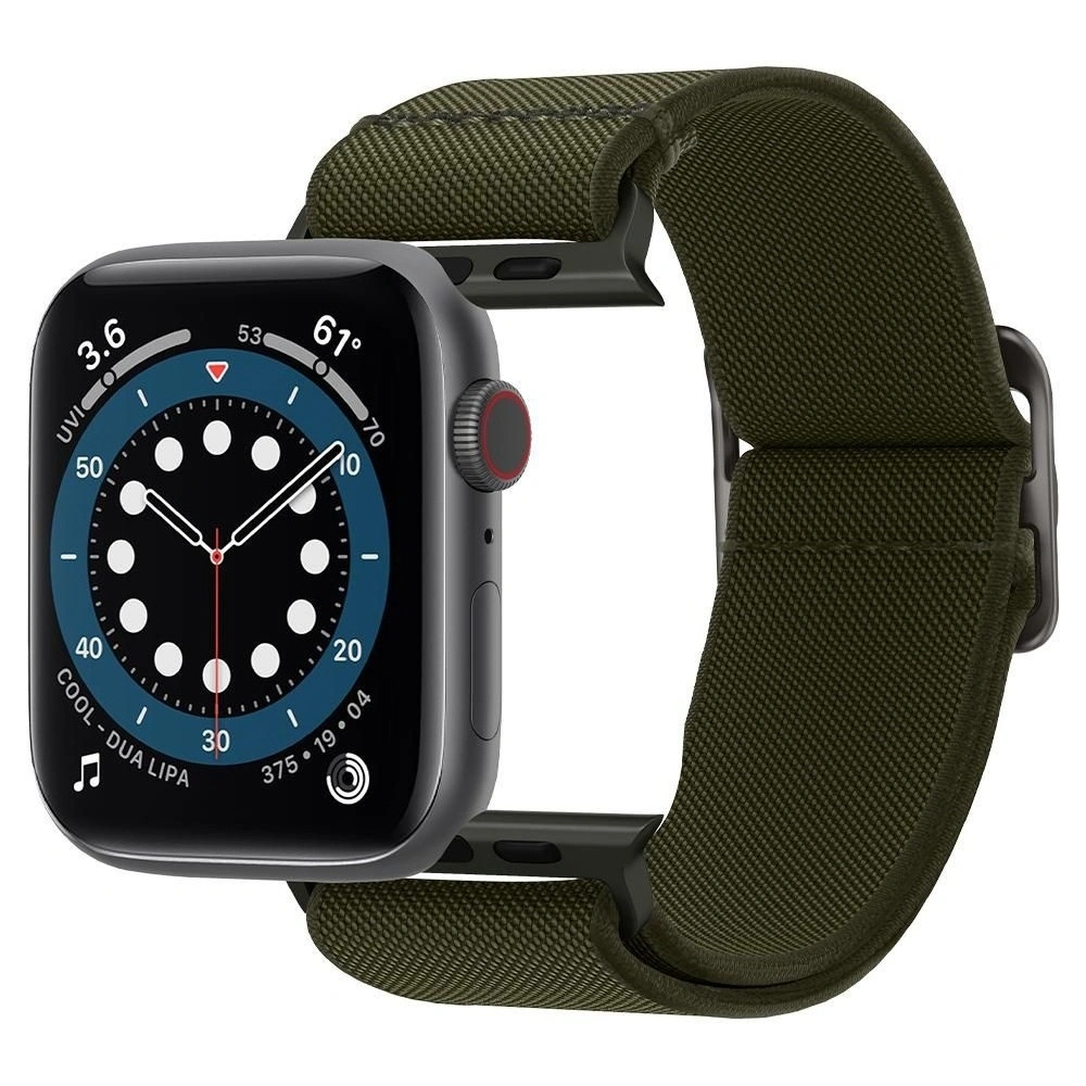 Hurtownia GSM - Pasek Spigen Fit Lite Apple Watch 4/5/6/7/SE/8/9/Ultra 44/45/49mm Khaki - SPN1496KHK - {ean13} - Hurt