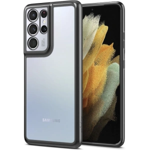 Hurtownia GSM - Etui Spigen Optik Crystal Samsung Galaxy S21 Ultra Chrome Grey - SPN1498CHRGRY - {ean13} - Hurt