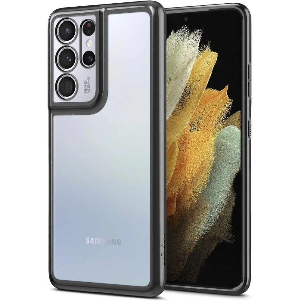 Wholesale Spigen Optik Crystal Samsung Galaxy S21 Ultra Chrome Grey - SPN1498CHRGRY - {ean13} - Hurt