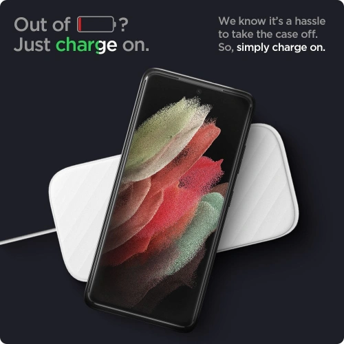 Etui Spigen Optik Crystal Samsung Galaxy S21 Ultra Chrome Grey