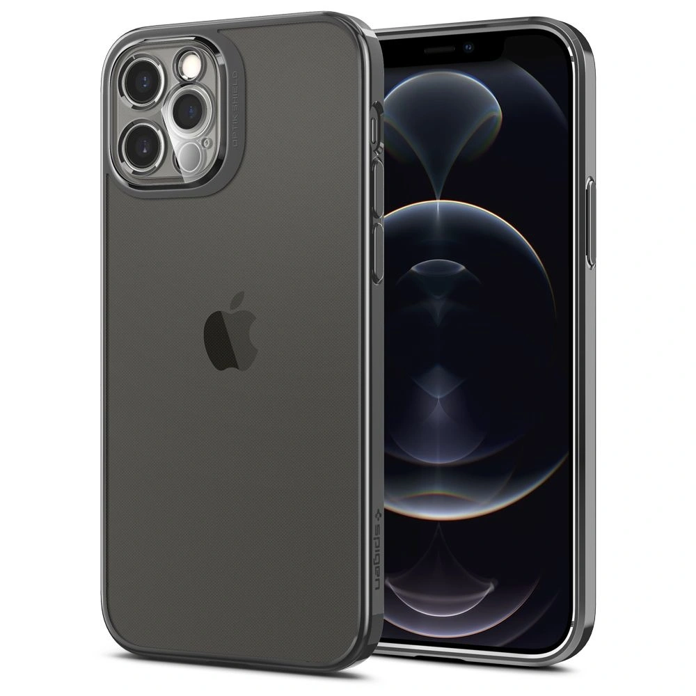 Hurtownia GSM - Etui Spigen Optik Crystal Apple iPhone 12 Pro Chrome Grey - SPN1499CHRGRY - {ean13} - Hurt