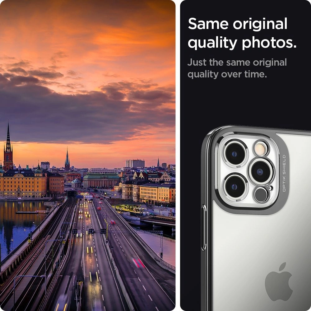 Hurtownia GSM - Etui Spigen Optik Crystal Apple iPhone 12 Pro Chrome Grey - SPN1499CHRGRY - {ean13} - Hurt