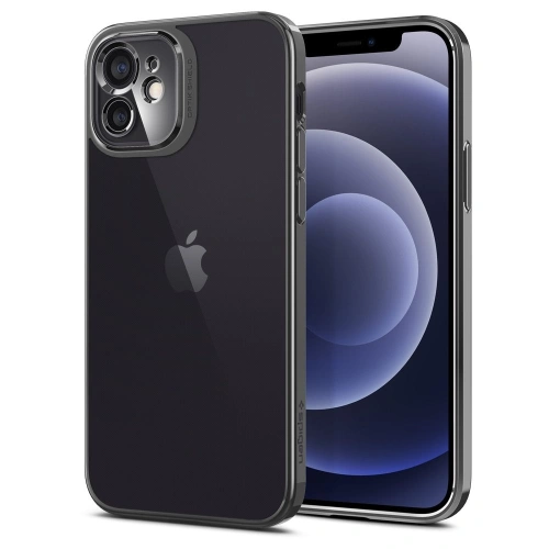 Etui Spigen Optik Crystal Apple iPhone 12 Chrome Grey
