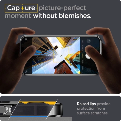 Etui Spigen Optik Crystal Apple iPhone 12 Chrome Grey