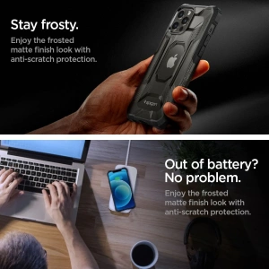 Etui Spigen Nitro Force Apple iPhone 12/12 Pro Matte Black