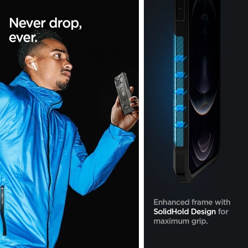 Etui Spigen Nitro Force Apple iPhone 12/12 Pro Matte Black