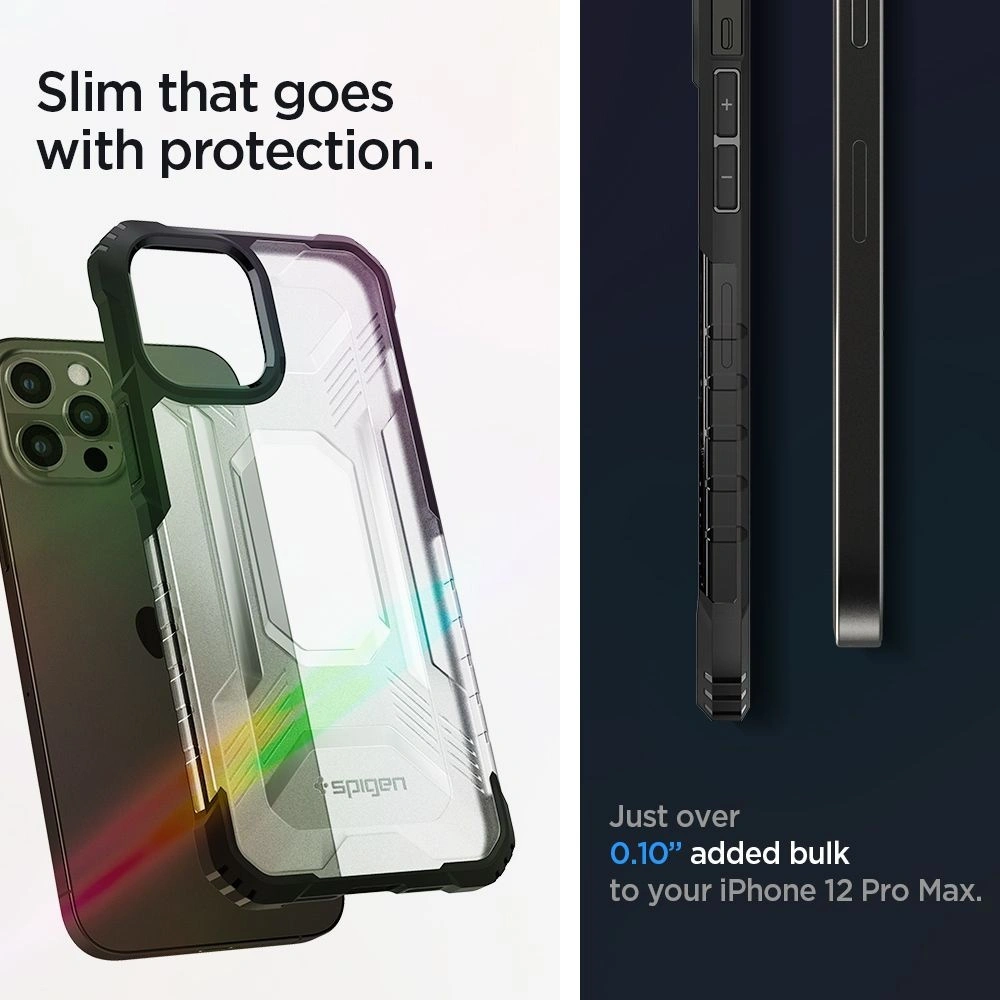 Hurtownia GSM - Etui Spigen Nitro Force Apple iPhone 12 Pro Max Matte Black - SPN1509BLK - {ean13} - Hurt
