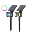 Hurtownia GSM - Zewnętrzna lampa solarna LED Blitzwolf BW-OLT5 z czujnikiem zmierzchu, 1800mAh, RGB - BLZ328 - {ean13} - Hurt