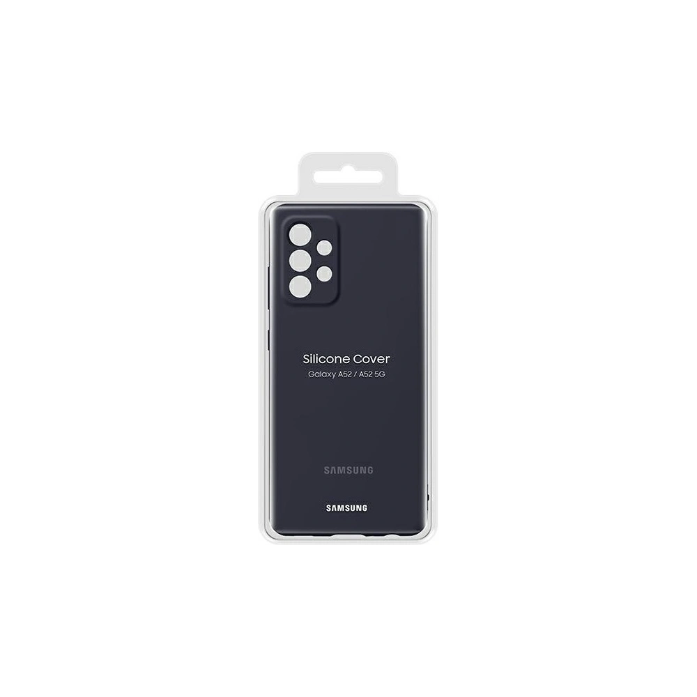 Hurtownia GSM - Etui Samsung Galaxy A52/A52s EF-PA525TB czarny/black Silicone Cover - SMG389BLK - {ean13} - Hurt