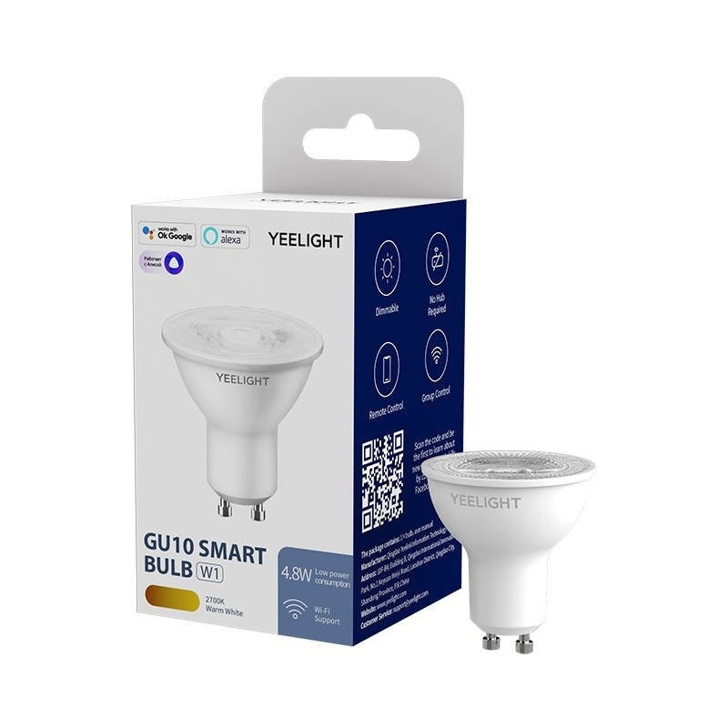 Yeelight Distributor - 0608887786774 - YTL037 - Yeelight GU10 Dimmable Bulb (White) 1pc - B2B homescreen