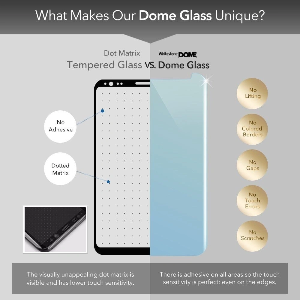 Hurtownia GSM - Zesílené sklo s UV lepidlem Whitestone Dome Glass Samsung Galaxy S9 - WSD003 - {ean13} - Hurt