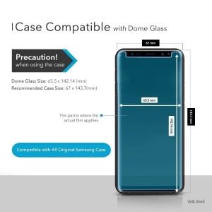 Hurtownia GSM - Zesílené sklo s UV lepidlem Whitestone Dome Glass Samsung Galaxy S9 - WSD003 - {ean13} - Hurt