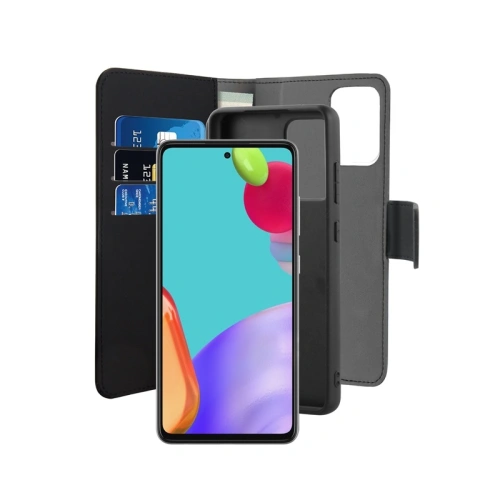 Etui PURO Wallet Detachable 2w1 Samsung Galaxy A52/A52s (czarny)