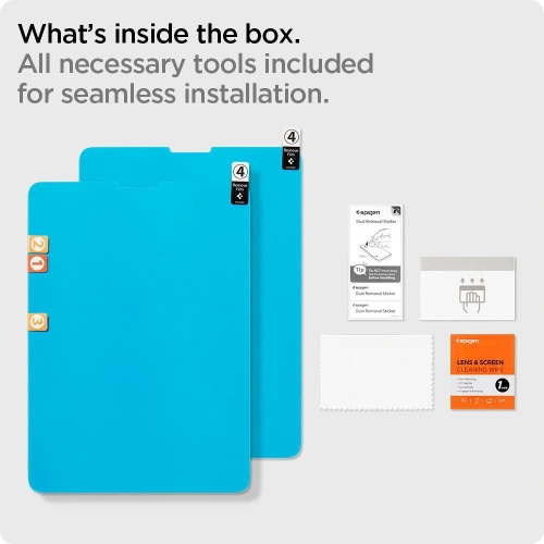 Folia Spigen Paper Touch Apple iPad 10.2 2019/2020/2021 (7., 8. i 9 generacji)/iPad Air 10.5 2019 (3. generacji) [2 PACK]