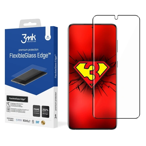 Szkło hybrydowe 3MK FlexibleGlass Edge Samsung Galaxy S21 Ultra